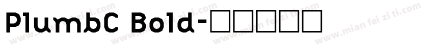 PlumbC Bold字体转换